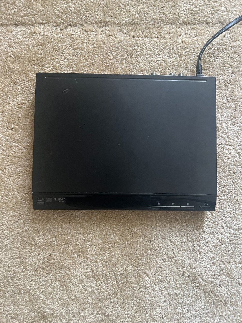 💿 Sony Ultra-Compact CD/DVD Player DVP-SR210P Black Slim Profile